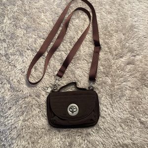 Baggallini adorable crossbody. Small. Brown